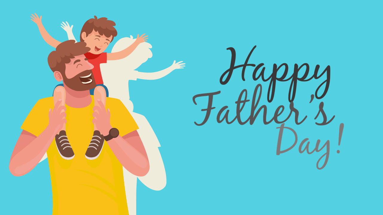 Free - Get Happy Fathers Day PowerPoint For PPT Presentation